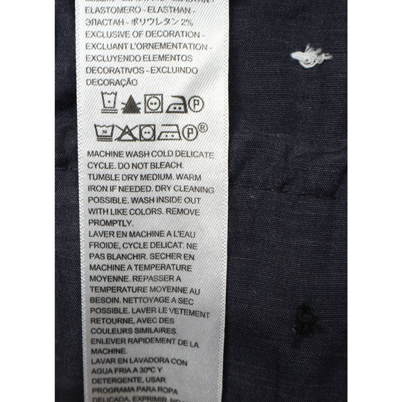 Dockers Men’s Signature Khaki Classic Fit Lux Cotton Stretch Navy Sz 42X30 NEW - Picture 7 of 9